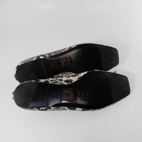 Rag & Bone Sophia Ballet Flats Size 6.5 Snake Embossed Leather NEW $378 - Picture 13 of 16